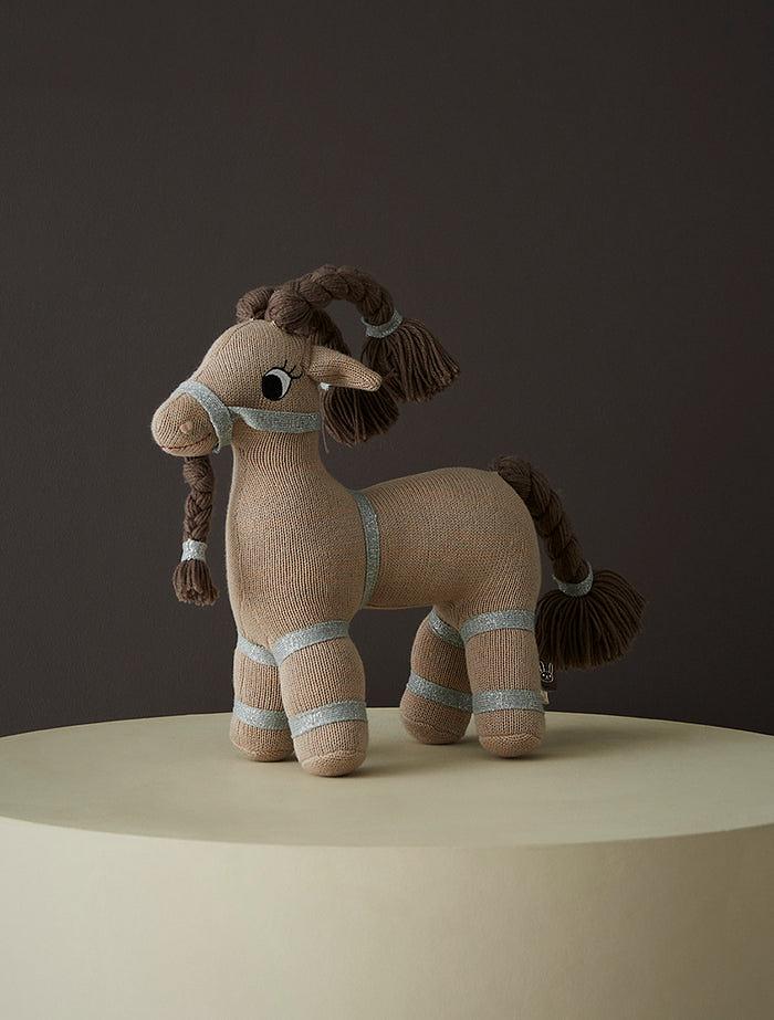 Billy Cuddly Toy Goat Organic Cotton Brown 1