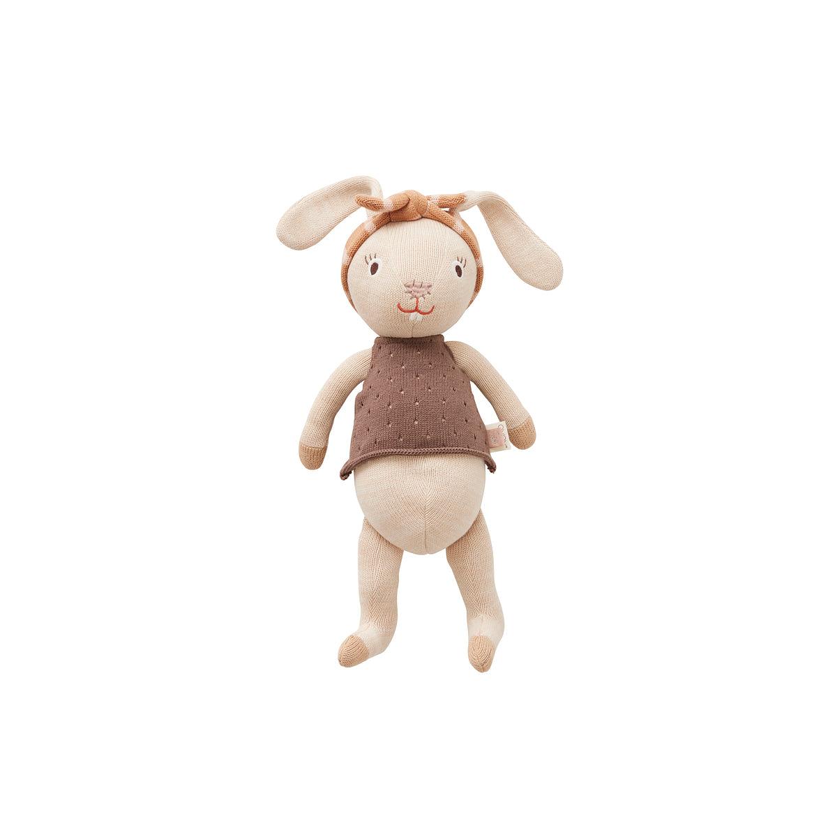 Kuscheltier Hase Bio-Baumwolle Beige 0