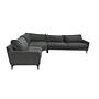 Astha Sofa Récamiere Links Danny Steel Grey 0