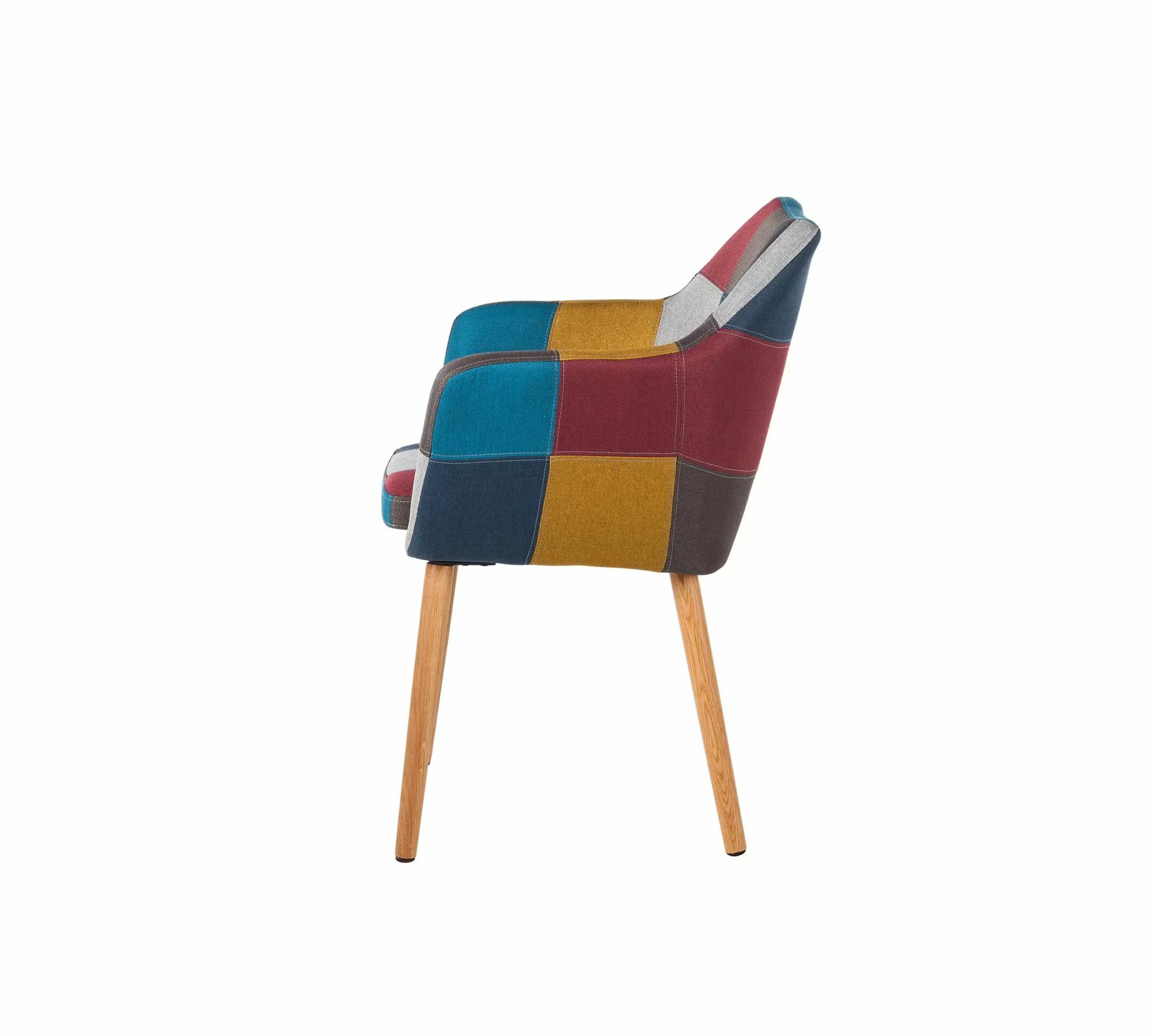 Armchair Webbing Patchwork Multicolor 3