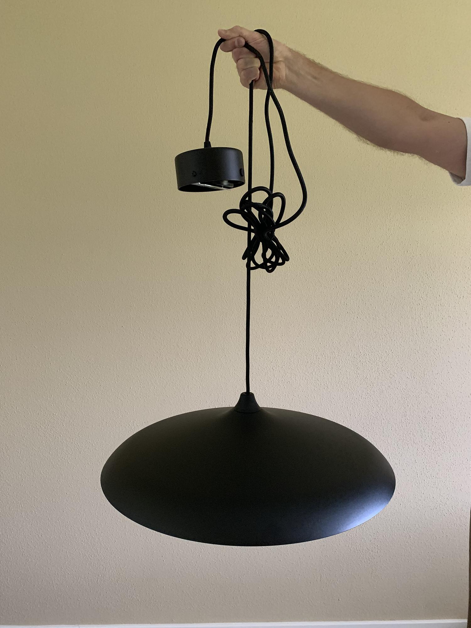 Pendant lamp Aluminum Black 5