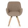 SCANDI SOFT Esszimmerstuhl Drehbar Stoff Beige 0