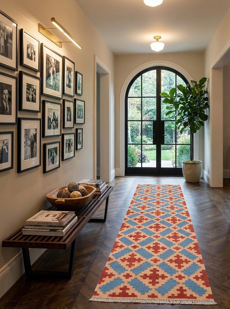 Kelim Gashgai Wolle Mehrfarbig 8