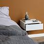 Chartee Hanging Nightstand White 1