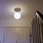 2x DMB 26 Leuchte Metall Glas Bauhaus  1