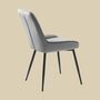 2x Dining chair Grey 3