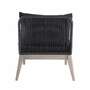 Loungesessel Holz Metall Grau 4
