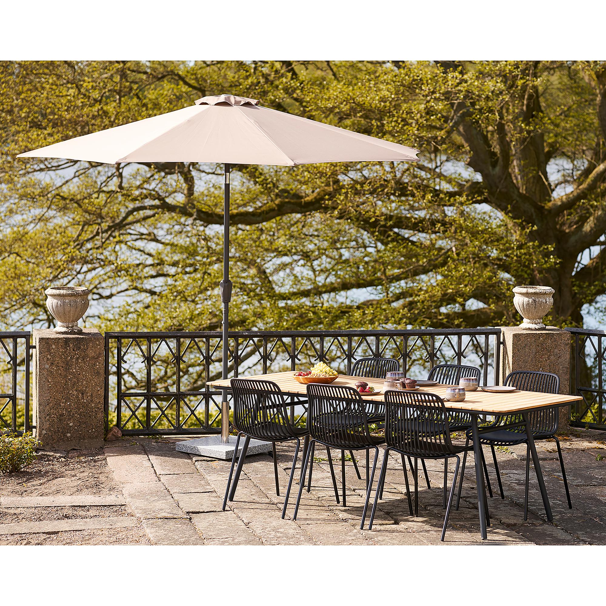 Garden Chair Branson Set of 4 Black 3