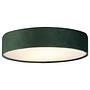 Ceiling light Drum velvet dark green Ø 50cm 0
