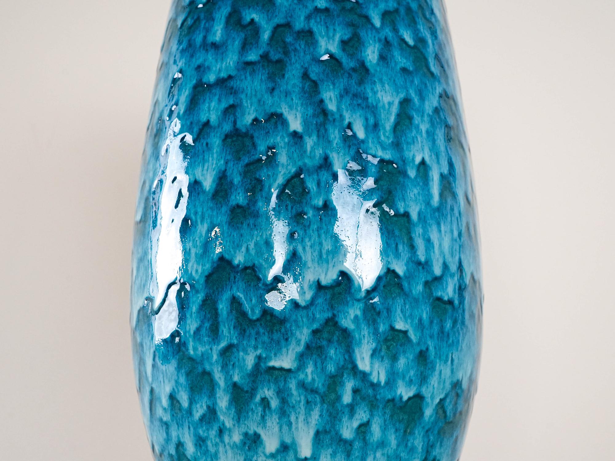 Keramikvase Blau 5