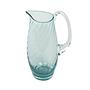 Glass jug Light blue 1970s 0