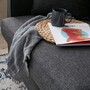 Schlafsofa 3-Sitzer Textil Anthrazit 2