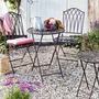 Gartentisch Metall Braun 0