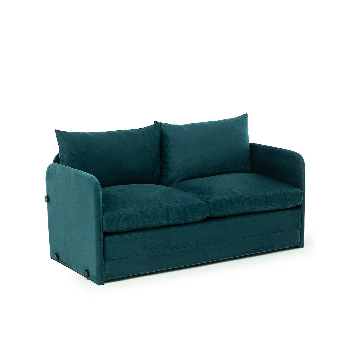 Saga Xl Schlafsofa 2-Sitzer Petrol Grün 7