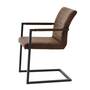 Armchair Faux Leather Brown 2