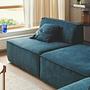 Dane 1-Seater Sofa Module Danny Dusty Blue 0