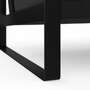 Frame Sofa 3-Sitzer Textil Schwarz 5