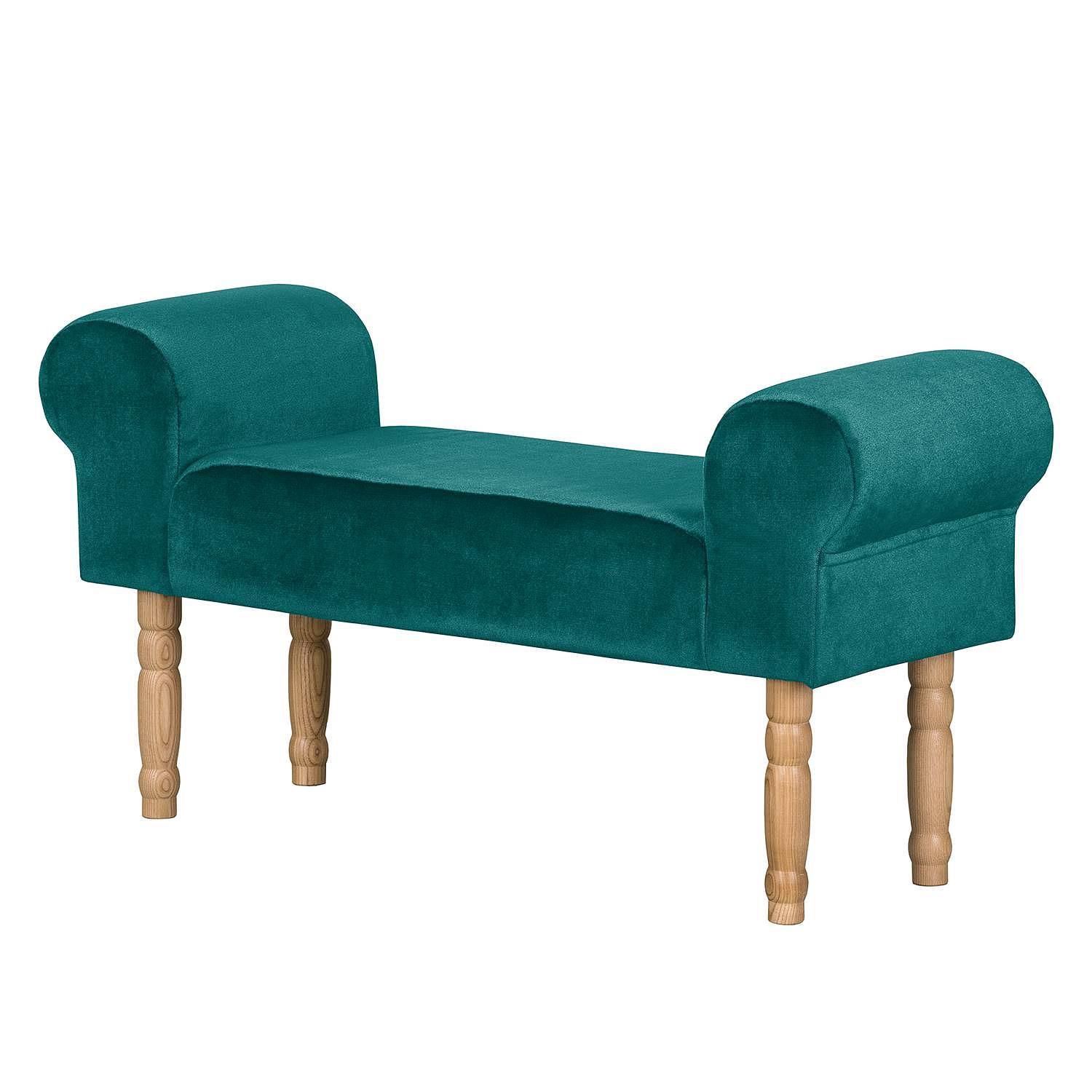 Polsterbank Banquette Samt Türkis 0