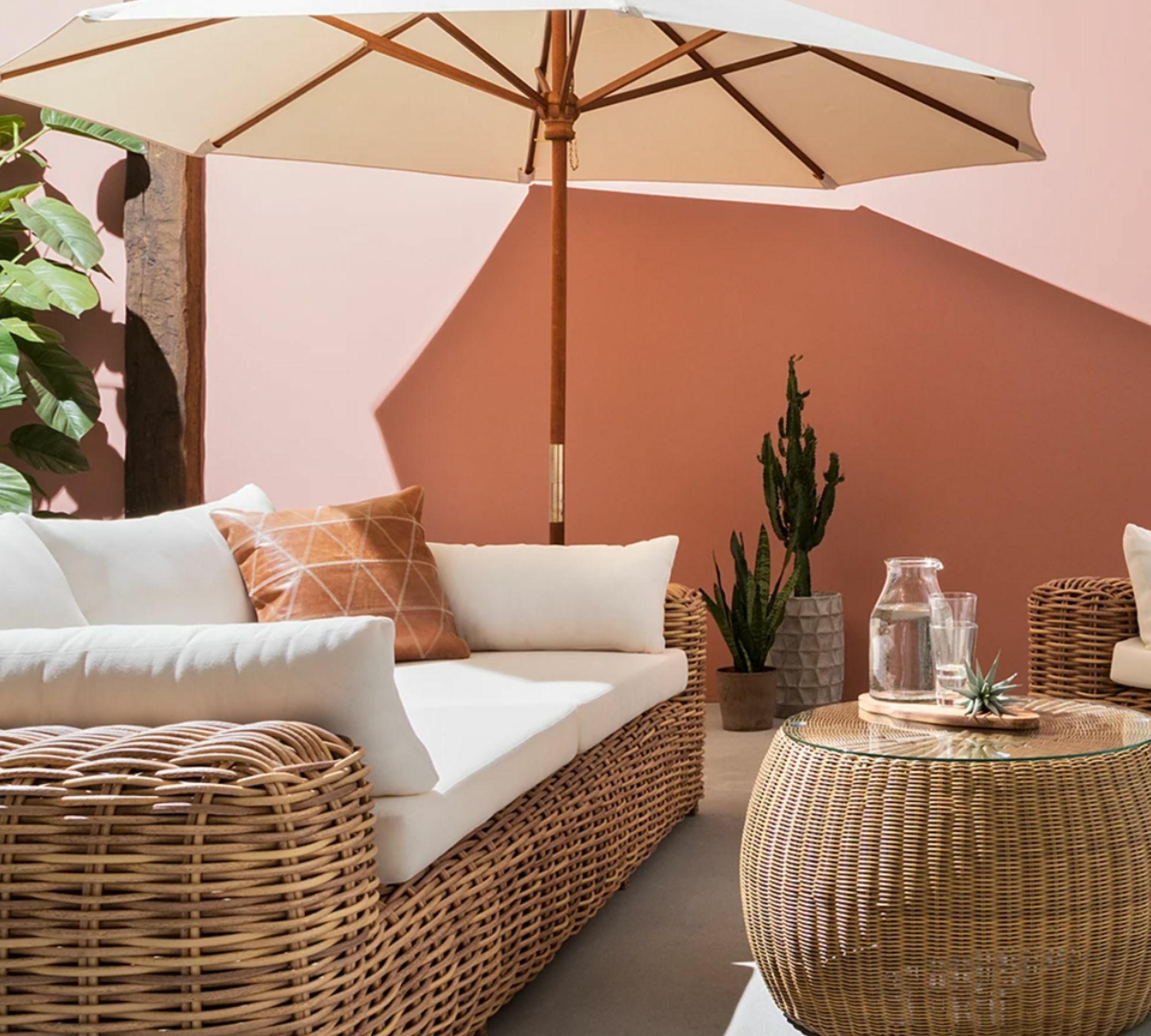 Sonnenschirm Sombrilla I Beige 6