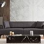 Hamlet 3-seater sofa bed Dark Grey 1