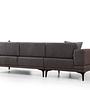 Horizon Ecksofa Links Dunkelgrau 5