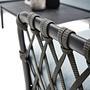 Caro Garten Lounge-Set Anthrazit Blau 5