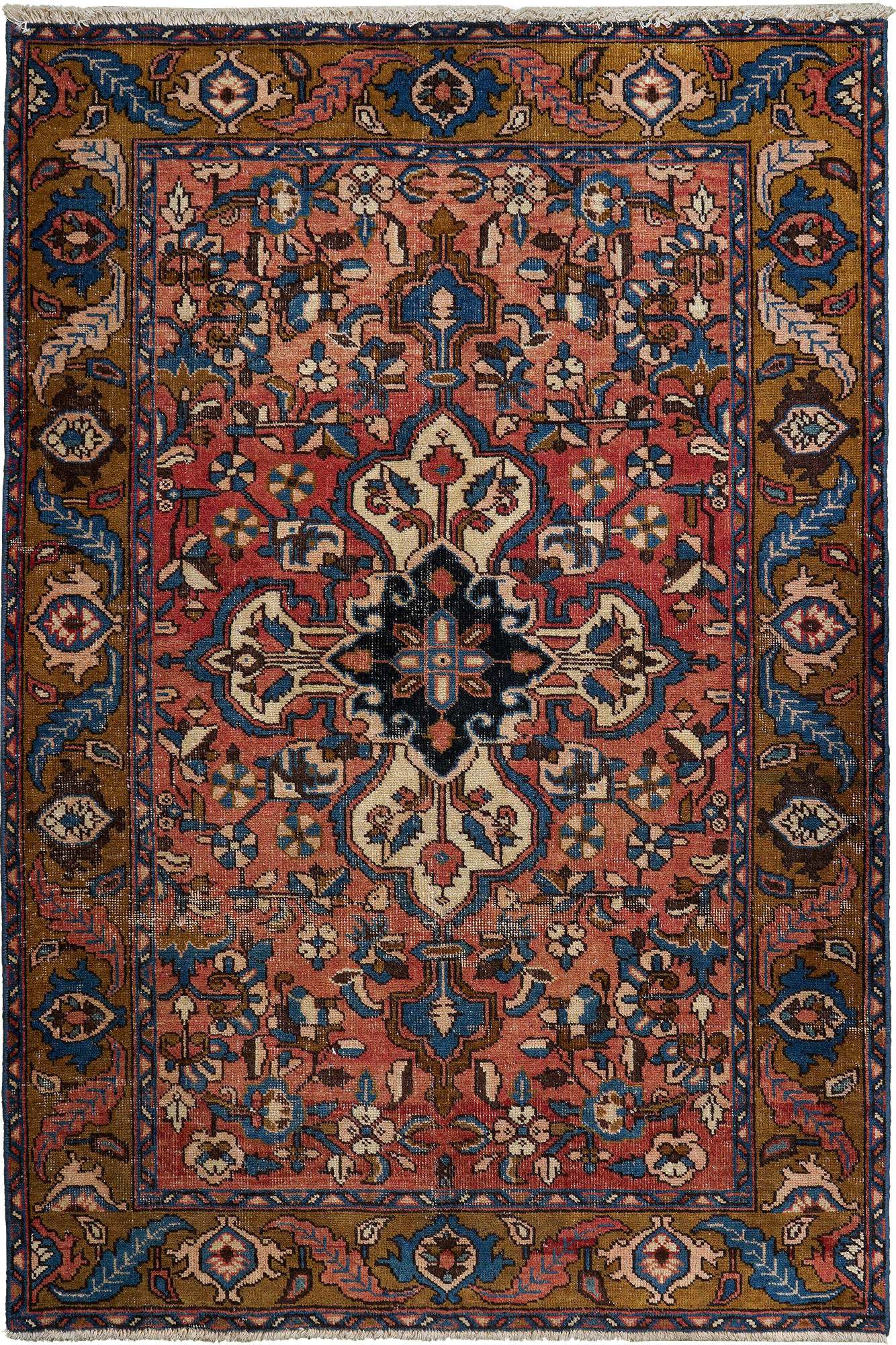 Heritage Sassan Teppich Wolle Braun 0