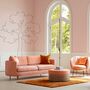 Elinor 3-Sitzer Sofa Velour Lux Dark Green 8