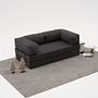 Comfort Schlafsofa 2-Sitzer Anthrazit 1