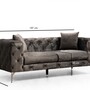 Elegantes Sofa 2-Sitzer Anthrazit 5