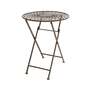 Gartentisch Metall Braun 1