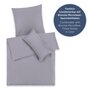 Duvet Cover Set Baumwolle Schwarz 2