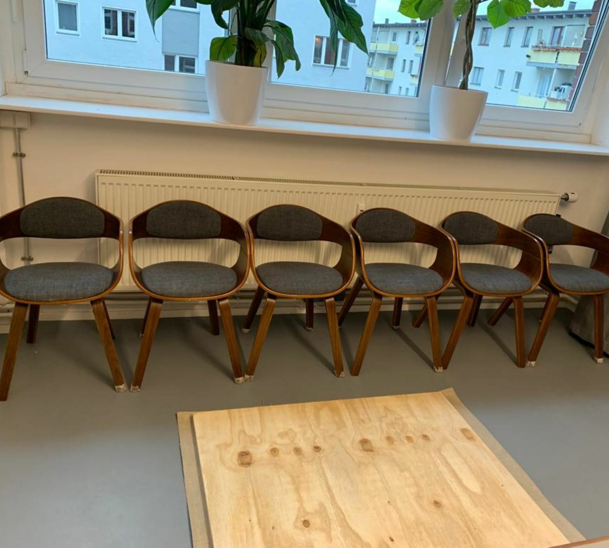 6x Armlehnstuhl Entrada Holz 1