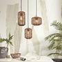 Pendelleuchte Tanami Beige Rattan 25 x 25 x 18 cm 4