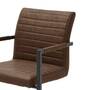 Armchair Faux Leather Brown 3
