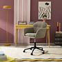 DINCHA Office Swivel Chair Brown 2
