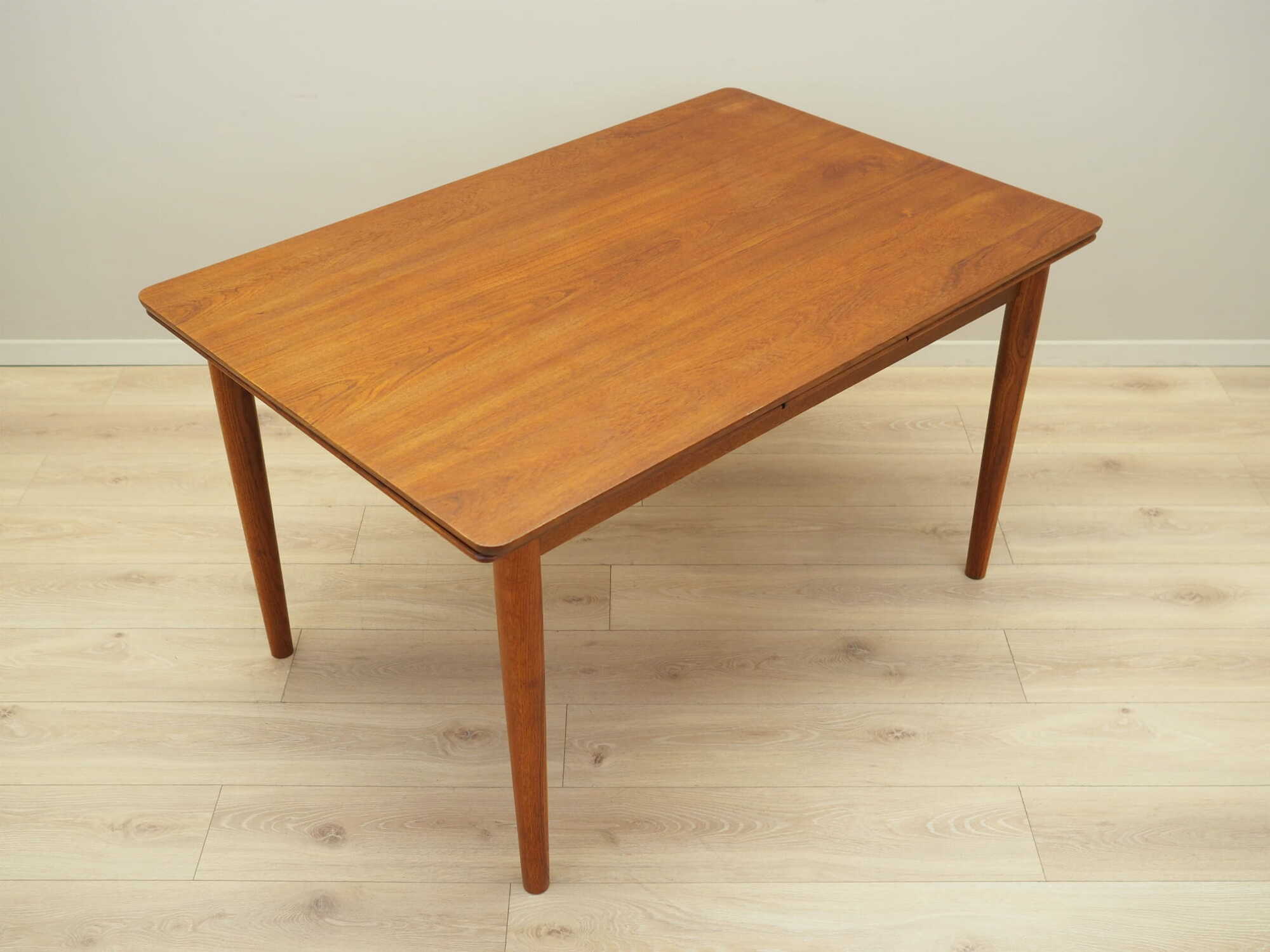 Vintage Tisch Eichenholz Braun 1970er Jahre 4