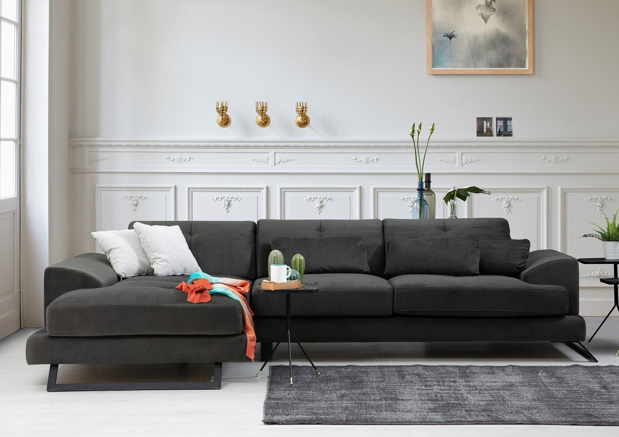 Frido Links Corner Sofa Anthracite 1