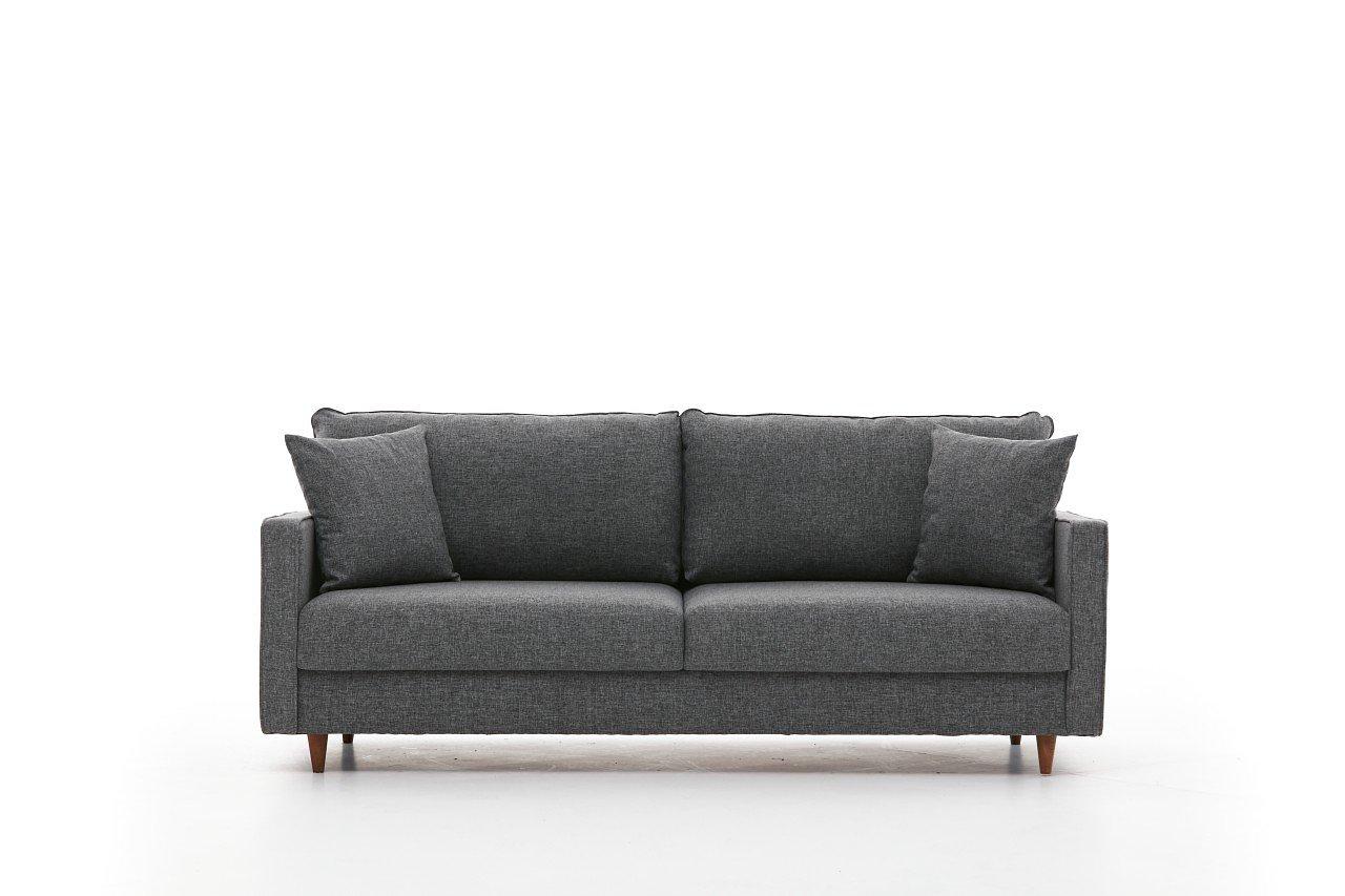 Eva Sofa 3-Sitzer Grau 3