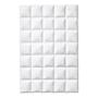 Superior Warm Daunenbettdecke Baumwolle Weiß 135x200cm 0