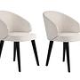 2x Bentley Dining Chair Wood Veneer White 0
