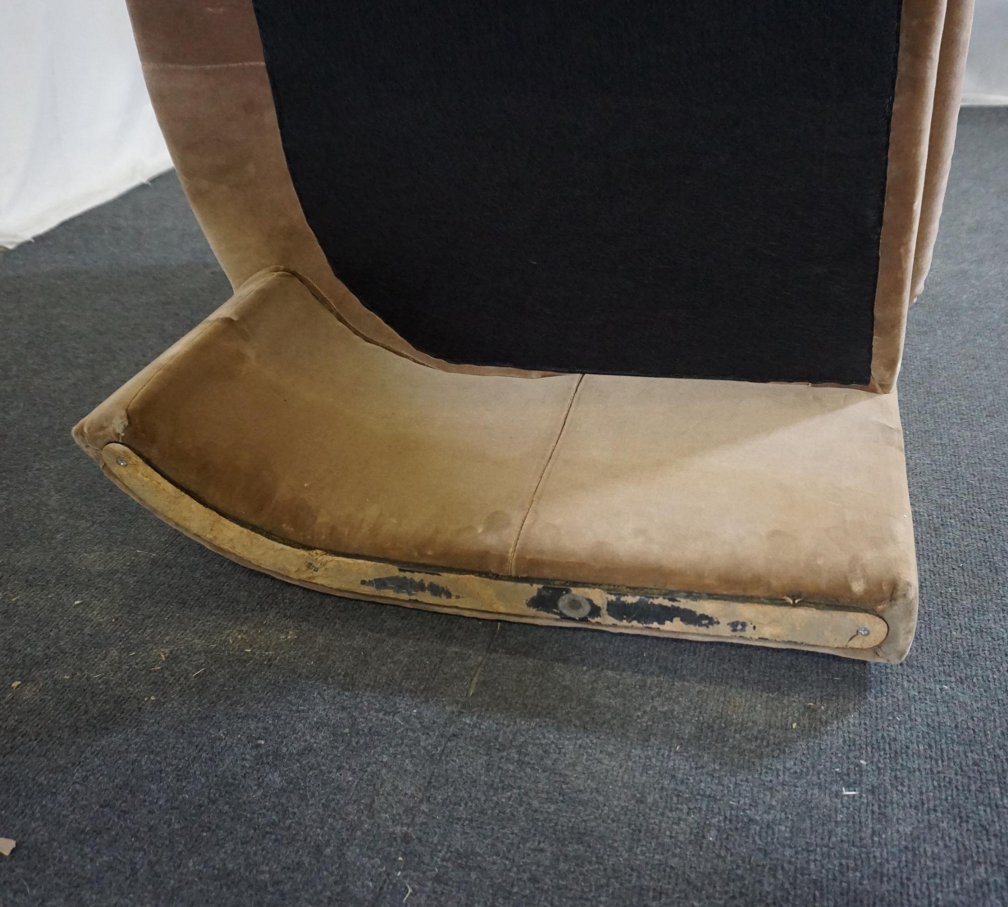 Loafer SC23 Sessel Samt Marron 7