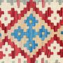 Kilim Gashgai Teppich Wolle Mehrfarbig 3