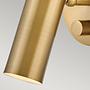 Wandleuchte Dax Stahl Gold 1