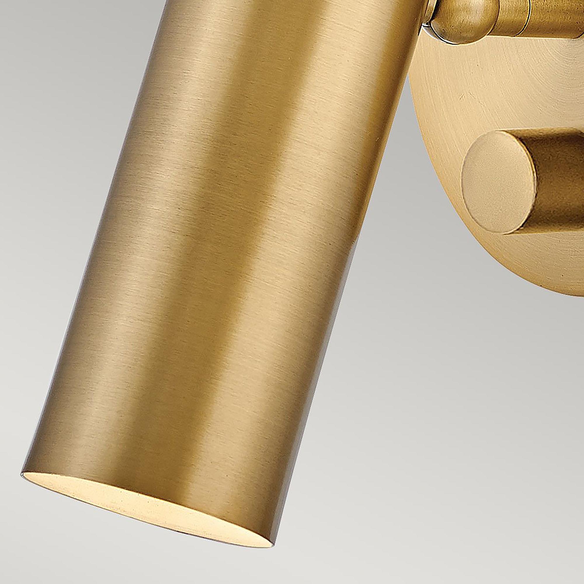 Wandleuchte Dax Stahl Gold 1