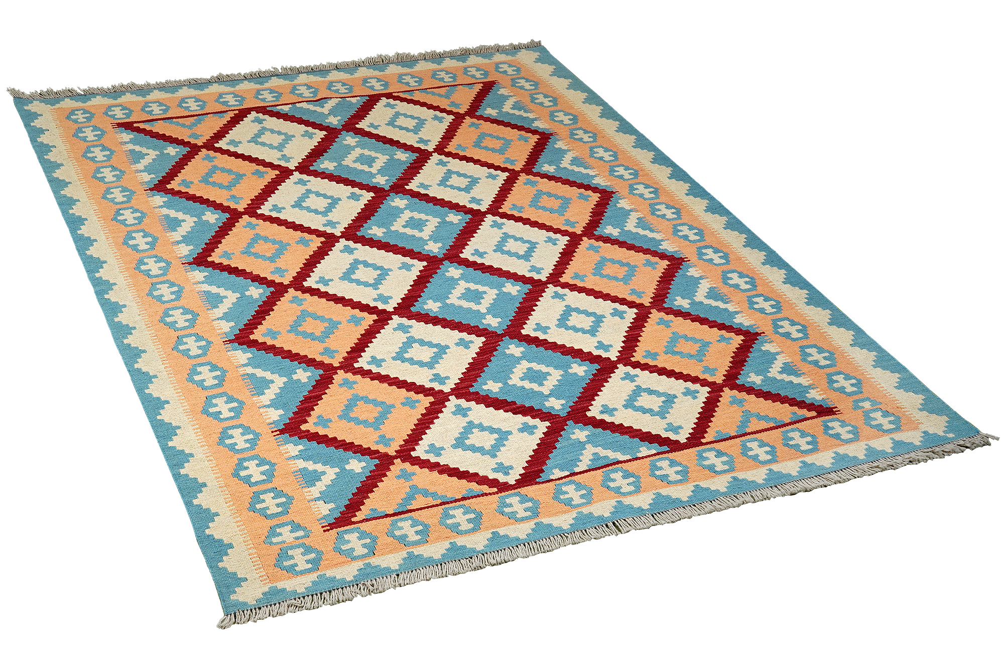 Kilim Gashgai Teppich Mehrfarbig 2