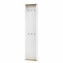 Garderobe Holz Metall Weiß 0