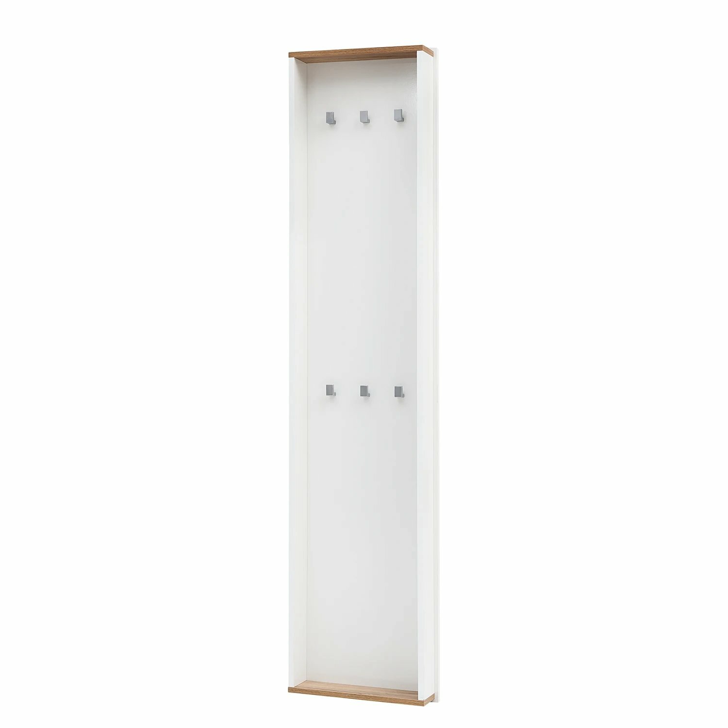 Garderobe Holz Metall Weiß 0