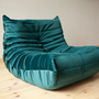 Togo armchair velvet petrol 7