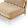 Vincent 1-Sitzer Sofamodul Velour Matt Beige 5